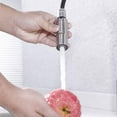 thumbnail image 3 of Pull Out Spray Shower Head Setting Kitchen Spare Replacement Tap Sprayer, 3 of 11