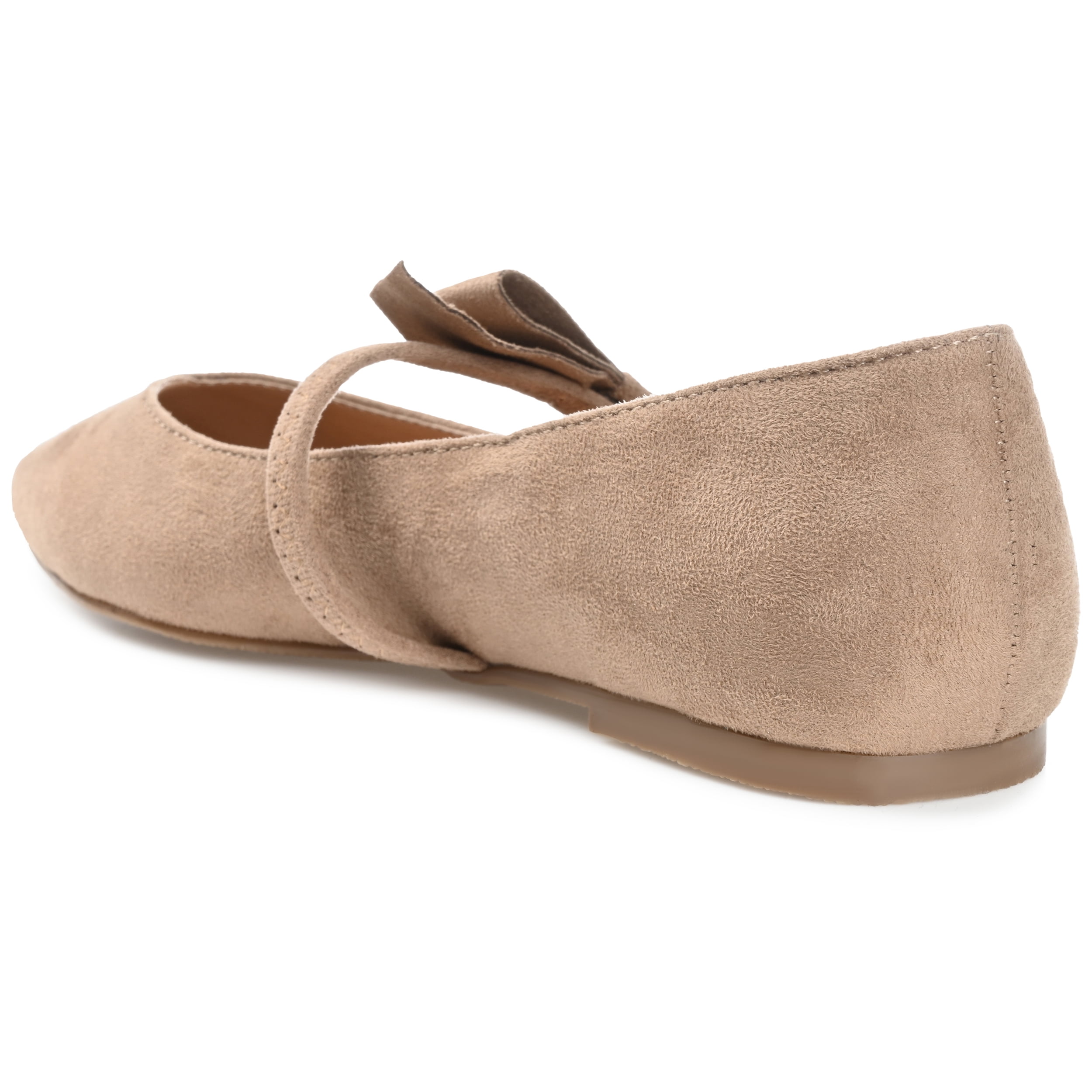 Journee Womens Aizlynn Ballet Pointed Toe Slip On Dress Flats, Widths Available