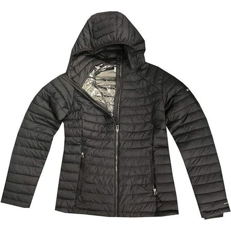 Columbia White Out II Omni Heat Puffer Jacket XK0678-010 Women's Black CLO297 (Regular,XS)