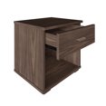 thumbnail image 6 of Boyd Sleep Novara One Drawer Nightstand with Open Storage, Walnut, 6 of 10