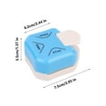 thumbnail image 3 of RuiJiao Paper Corner Rounder Punch, Corner Punch Corner Cutter Rounder for Cardstock, 3 in 1 Round Corners Cutter for Crafts, Card Making, Scrapbook Supplies, 3 of 5