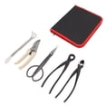 thumbnail image 2 of Bonsai Tool Set, Rake Stainless Steel Garden Tools Kit 5 Pcs Branch Cutter Pruning Shears Scissors  Locks  for Plants, 2 of 8
