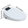 thumbnail image 6 of Electric Bidet Toilet Seat, Bidet Attachment for Toilet, Elongated Heated Toilet Seat with Instant Warm Water & Dryer, Self-Clean Nozzle, Automatic Flip Cover, 6 of 9