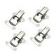 thumbnail image 5 of 4Pcs Stainless Steel Buckles Cabinet Latch Hasp Toolbox Toggle Lock Hasp Toggle Latch Mini Clamps Box Clasp Trunk Latch Catches, 5 of 5