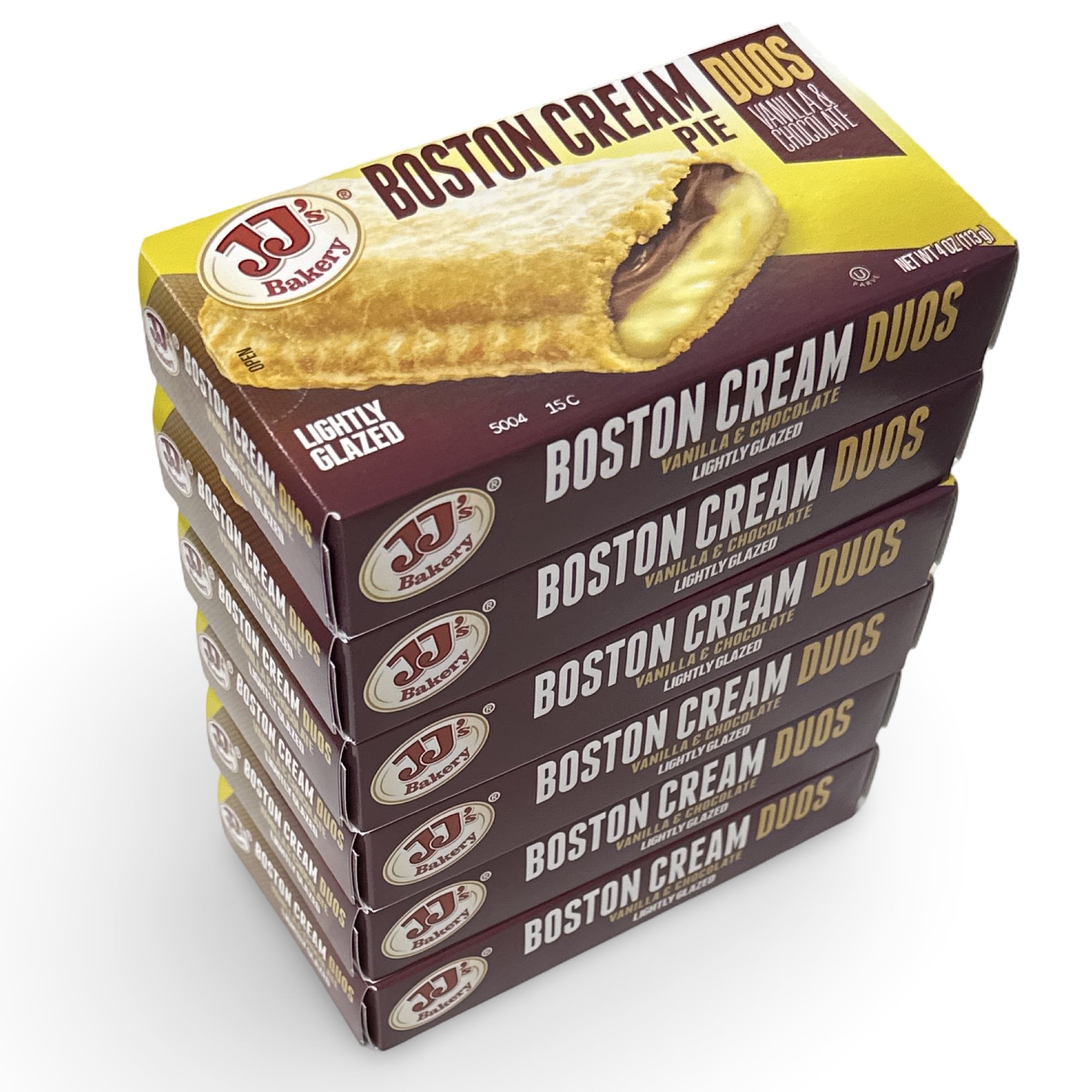 (2 pack) JJ's Bakery Pies Variety Pack (Boston Cream / Chocolate / Banana) | 12 Count