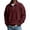 BG33_Wine, variant on Dwellite Mens Casual Waffle Polo Shirts Button Collared Shirts Long Sleeve Sweater Fall Winter Solid Color Clothes Army Green M