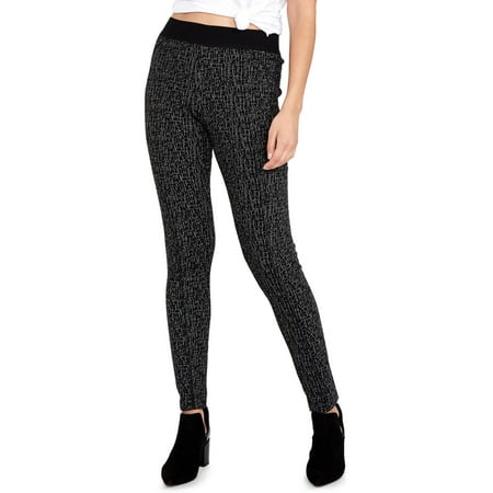 Jacquard Leggings - Rachel Rachel Roy Womens Jacquard Skinny Leggings Black XS