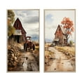 thumbnail image 2 of Designart "Barns Rustic beauty VII" Ensemble d'Art Mural Encadré Granges - Ensemble d'Art Mural Encadré Architecture Marron de 2, 2 of 6