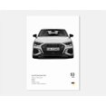 thumbnail image 3 of Póster fotográfico de coches alemanes pop Rs3, estético, de lujo, R8, C8, superdeportivo, GTR, SUV, lienzo impreso, arte de pared, decoración de la habitación del conductor del hogar, 3 of 5