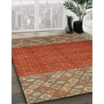 thumbnail image 2 of Ahgly Company Indoor Square Abstract Red Abstract Area Rugs, 3' Square, 2 of 6