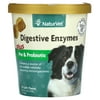 NaturVet Healthy Probiotics and Digestive Enzyme Supplement for Dogs, 70 Soft Chews