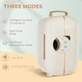 thumbnail image 5 of Spaco Portable Skincare Fridge with LED Display, 12L Mini Fridge for Beauty, Makeup and Cosmetics, Small Refrigerator Cooler for Desktop, White, 5 of 7
