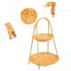 thumbnail image 3 of Nestingho Cesta Tejida Marrón Para Y Almacenamiento De Snacks Y Aperitivos En Estilo Pastoral, 3 of 6