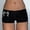 Black, variant on HAIJIE Swim Board Shorts Comfy Elastic Waist Shorts Sweatshorts Womens Cargo Shorts for Women Girls Upf 50 Swimsuit Bottoms with Liner