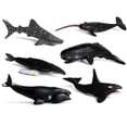 thumbnail image 4 of Langgg 6pcs/set Simulated Sea Creatures Toy Animals Figures Plastic Marine Bath Toy Models Children Educational Toy, 4 of 6