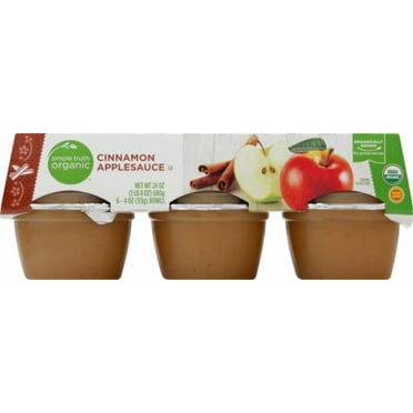 Simple Truth Organic Cinnamon Applesauce Cups - 4 oz - 6 ct