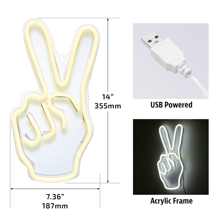 BrightSide Peace Hand 14