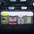 thumbnail image 1 of MesaSe Car Trunk Organizer  Car Trunk Back Seat Organizer Car Back Seat Hanging Storage Organizer Bag Back Seat Storage Pouch with 4 Pockets and Adjustable Strap  for SUV  MPV  Trunk - by, 1 of 9