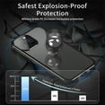 thumbnail image 6 of Dteck Anti Peeping Case for iPhone 16 Pro, 360 Degree Full Body Cover with Privacy Tempered Glass Screen Protector & Camera Cover, Magnetic Adsorption Metal Bumper for iPhone 16 Pro,Silver, 6 of 7