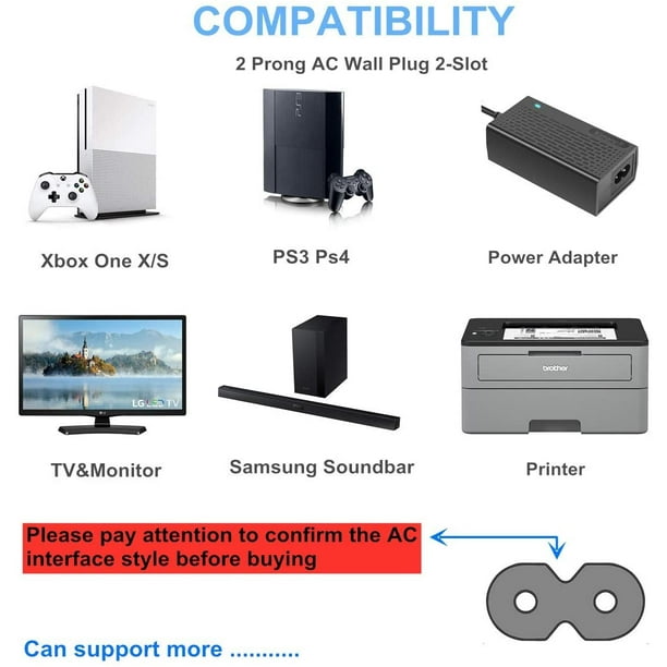 Cable De Alimentación (Interlock) Para Computadora Con