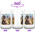 thumbnail image 2 of Welcome Fall Western Cowboy Newfoundland Enjoys Majestic Autumn 16oz Glass Cup Mug Newfie Dog Lover Gifts Glass Can - 01007, 2 of 5