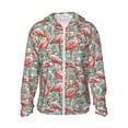 thumbnail image 1 of Disketp Pink Flamingo for Men's Sun Protection Hoodie Performance Long Sleeve Fishing Outdoor Lightweight-Small, 1 of 7