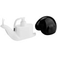 thumbnail image 3 of Dispensador de jabón líquido con forma de caracol estilo encimera Dispensadores de loción de encimera Bomba de botella Bomba Accesorios de baño de cocina para el hogar (120 ml) (Negro) JFHHH pequeña, 3 of 5