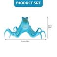 thumbnail image 2 of FRCOLOR Blue Glowing Octopus Aquarium Decor Made of Silicone for Fish Tank Landscape Accessory 7.8 inches, 2 of 7