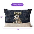 thumbnail image 4 of Happy New Year Belgian Malinois Welcome 2025 Balloon Firework Party Pillow Cushion Double Sided Sheepdog Dog Lover Gifts Throw Pillow - 01014, 4 of 4