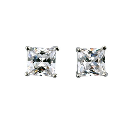 1 Pair Uni Cz Clear Magnetic Clip On 4 Claws Earrings Studs 1 Pair Uni Cz Clear Magnetic Clip On 4 Claws Earrings Studs