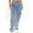 Light Blue, variant on High Waisted Ripped Flare Jeans for Women Distressed Bell Bottom Jeans Wide Leg Pants High Rise Wide Leg Jeans for Women