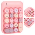 thumbnail image 1 of 2.4G Numeric Keyboard with Chocolate Keycap, Game Direction Switching, Stable Connection, Quiet Typing, Long Battery Life for  XP Win7 Win8 Win10 IOS, 1 of 7