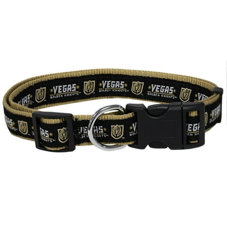 UPC: 0849790077416 | Pets First NHL Vegas Golden Knights Cat and Dog Collar – Heavy-Duty Durable & Adjustable Collar