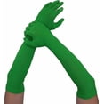 thumbnail image 2 of Stretchy Milk Silk Gloves for Halloween Cosplay Men Women Long Sleeve Party, 2 of 7
