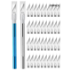 thumbnail image 1 of Paquete Xtellar De 152 Cuchillos Para Manualidades, Cuchillos Exacto Color Azul, 1 of 2
