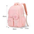 thumbnail image 5 of Gyujnb School Backpack, Durable Lightweight Backpack for School Travel Everyday Use Water Double Shoulder Bag with Multiple Pockets, Backpack for School, 5 of 5