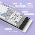 thumbnail image 4 of Teclado mecánico para juegos A.JAZZ AK820 75% cableado RGB, 4 of 9