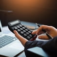 thumbnail image 4 of Calculator Scientific Desktop Crisp Electronics Automatically Removable Large black, 4 of 8