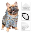 thumbnail image 5 of Yiaed Summer Time With Gnome Print Dog Hoodie Security Pet Dog Costume Pets Dog Hoodie Sweatshirt with Pocket for Small Dogs-Large, 5 of 5