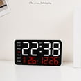 thumbnail image 2 of Stylish Electronic Alarm Clock for Bedside with Temperature and Dual Alarms, 2 of 10