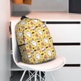 thumbnail image 3 of Goofa Rabbit Hunger Pattern Lightweight Student Backpack for School, Water-Resistant, Adjustable Straps, Fits 15" Laptop, Multiple Pockets for Books, Accessories, 3 of 6