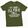 thumbnail image 5 of Men's Funny I will fix it later T-shirt lazy Laziness do it later humorous saying Shirt (Small Black), 5 of 7