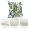 thumbnail image 4 of COMIO Vintage Leaves Pillow Covers Throw Pillow Covers Leaves Decorative Pillow Case Modern Home Decor for Sofa Couch Bed White, 4 of 5