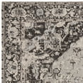 thumbnail image 5 of SAFAVIEH Classic Vintage Atanas Floral Bordered Polyester Area Rug, Anthracite, 8' x 10', 5 of 7