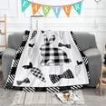 thumbnail image 3 of MXTPOV Easter Throw Blanket, Cute Easter Bunny Pattern Blanket for Couch Sofa Bed Travel, Easter Decorations, Soft Fluffy Blanket for Home Decor, 28X40 inch, 3 of 5