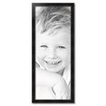 thumbnail image 2 of ArtToFrames 17" x 44" Honors Black with Silver Picture Frame, 17x44 inch Black Wood Poster Frame (WOM-5157), 2 of 7