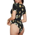 thumbnail image 2 of Fotbe Daisy Body de Mujer con Cuello Redondo y Mangas Cortas, Sin Mangas Ajustado, Suave, Cómodo y Básico-XX-Large, 2 of 7