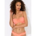 thumbnail image 3 of Women's Smart and Sexy SA1001 Swim Secret The Getaway Halter Bikini Swim Top (Peach Luster 36DD), 3 of 7