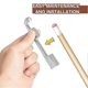 thumbnail image 2 of Billiard Cue Clamp 3 Pcs Pool Cue Tip Clamp Alloy Cue Stick Tip Repair Kit For Billiard Table Cue T Banmo, 2 of 5