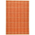 thumbnail image 2 of M.A. Trading Brooklyn Hand-Woven Orange/White Area Rug, 2 of 5